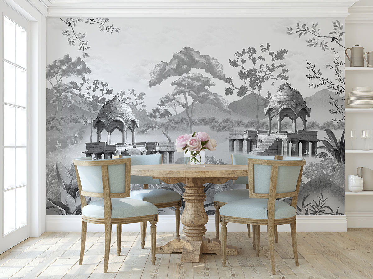 Timeless Heritage – Monochrome Palace Serenity