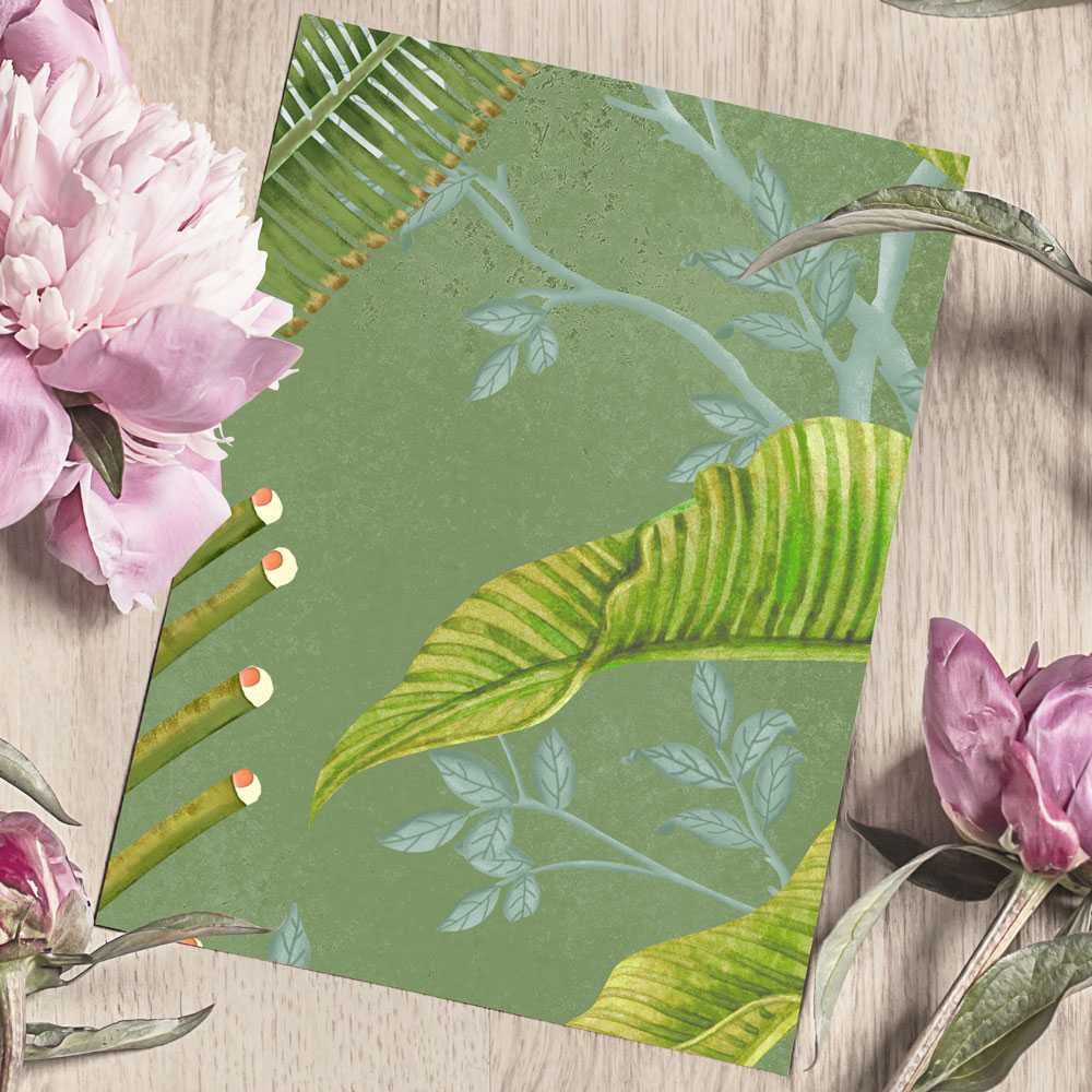 Eternal Blossoms-Green