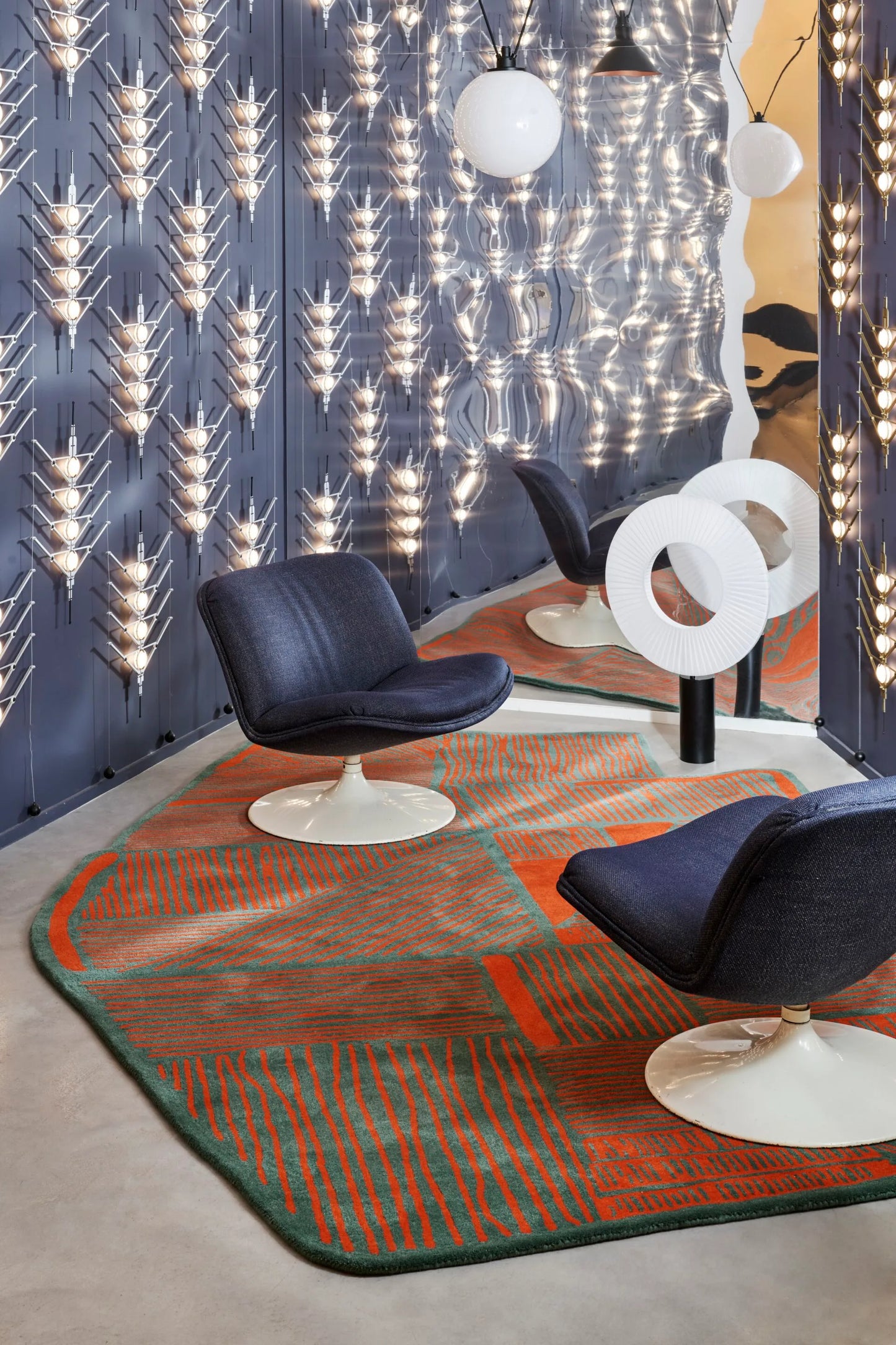 Monochrome Rhythm Rug