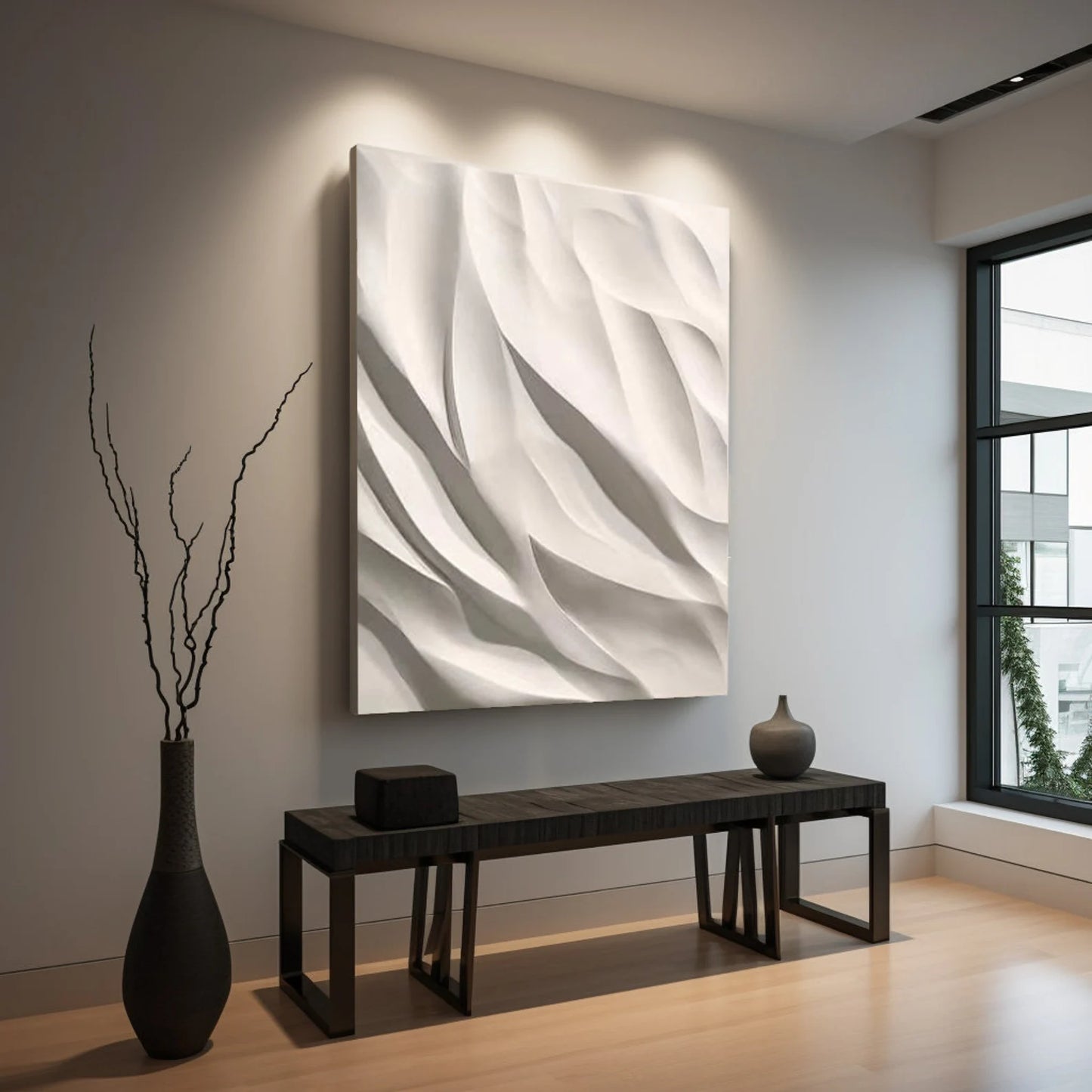 Blush Reverie – Best Soft Abstract Artwork for Elegant Home Decor
