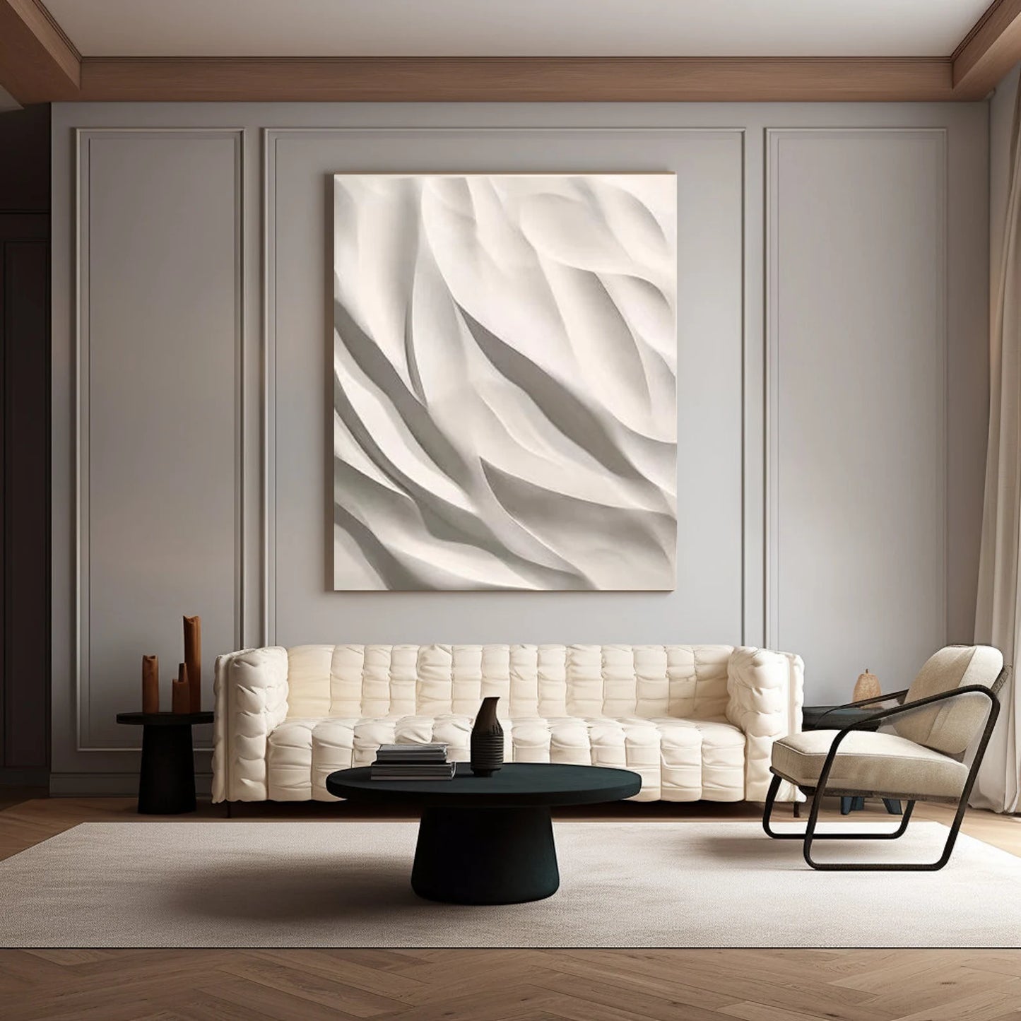 Blush Reverie – Best Soft Abstract Artwork for Elegant Home Decor