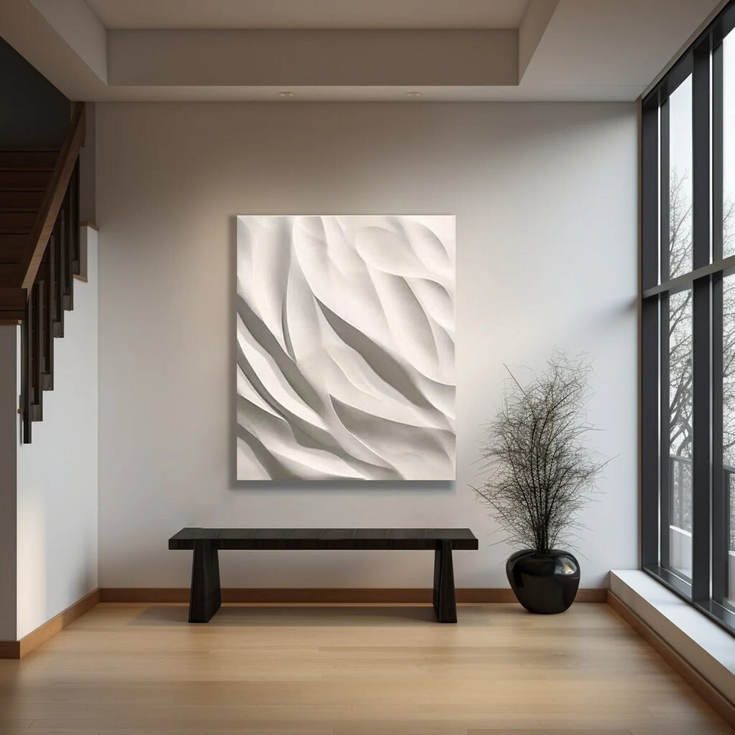 Blush Reverie – Best Soft Abstract Artwork for Elegant Home Decor