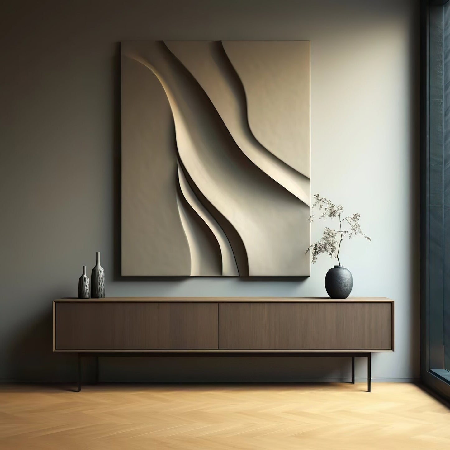 Wave Crest - 3D Textured Wall Art