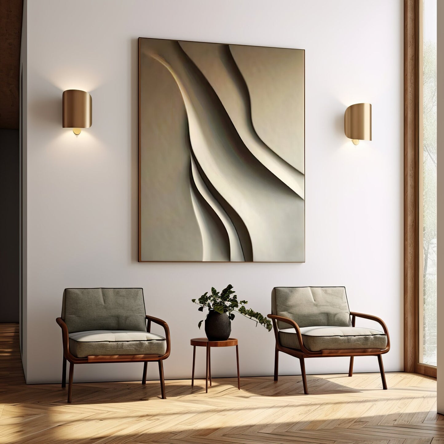 Wave Crest - 3D Textured Wall Art