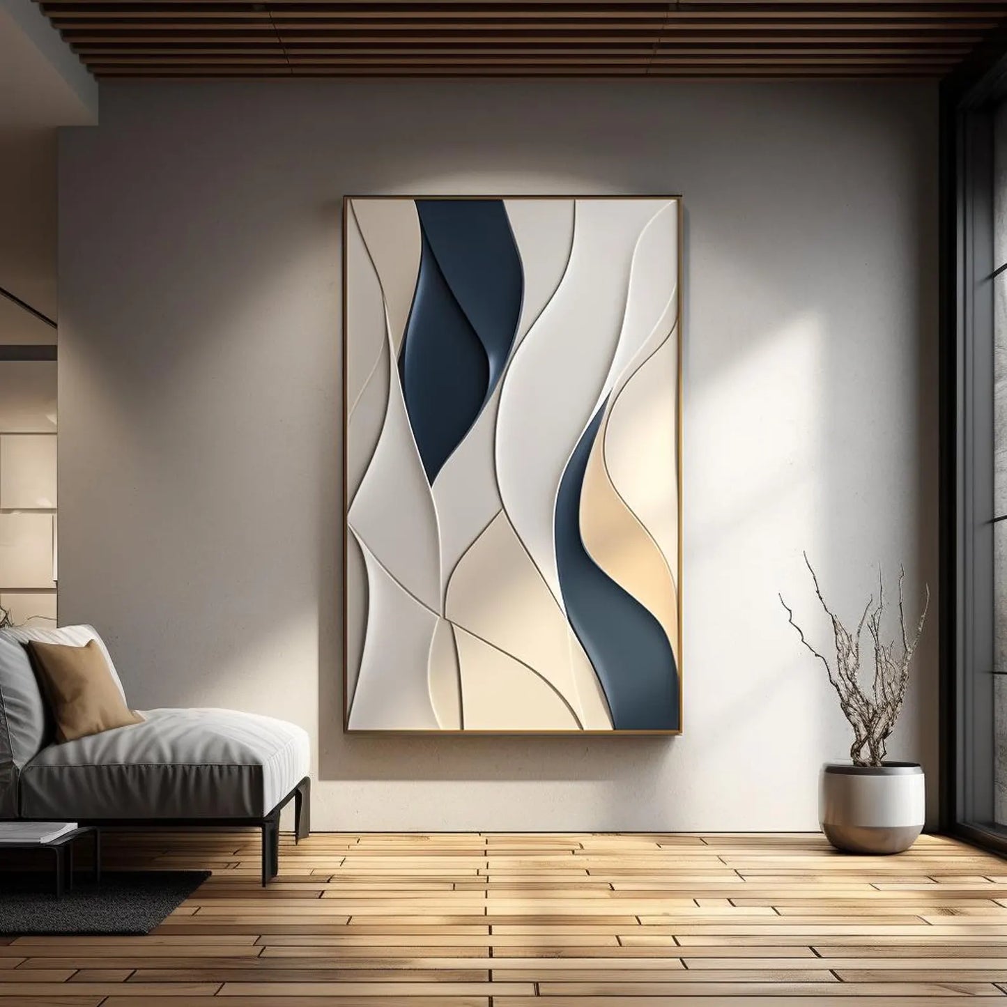 Silent Horizon – Best Contemporary Artwork for Bespoke Home Interiors