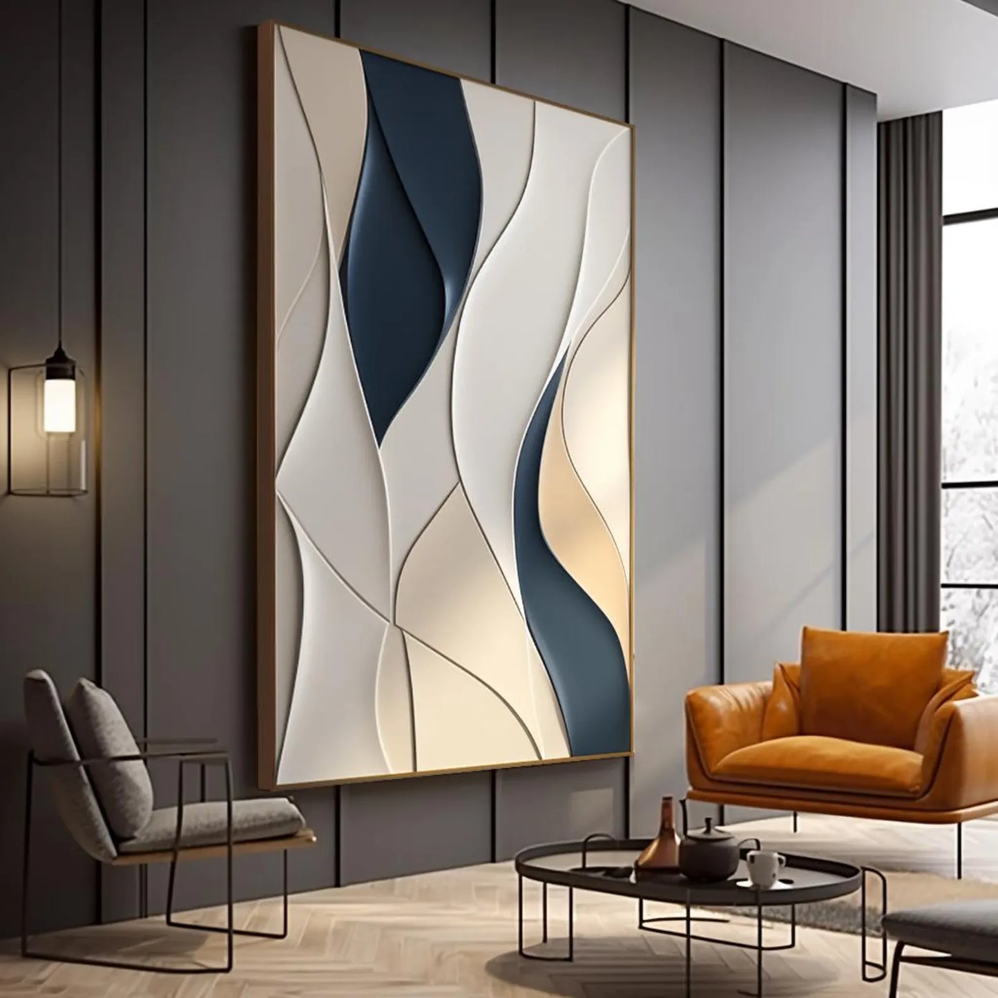 Silent Horizon – Best Contemporary Artwork for Bespoke Home Interiors