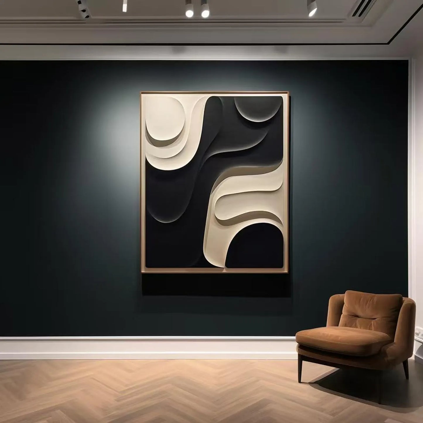Crimson Drift – Best Bespoke Artwork for Bold Home Decor