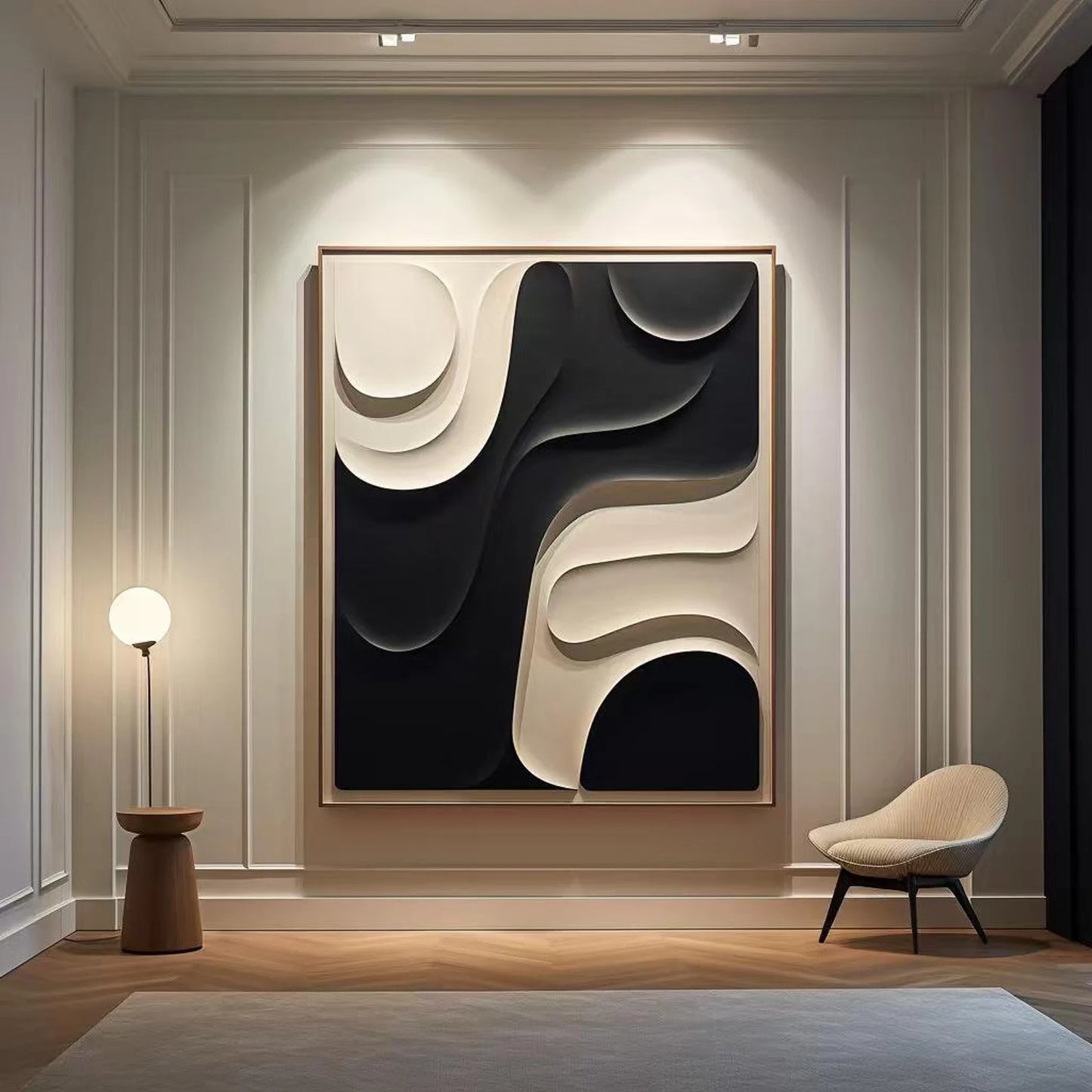 Crimson Drift – Best Bespoke Artwork for Bold Home Decor