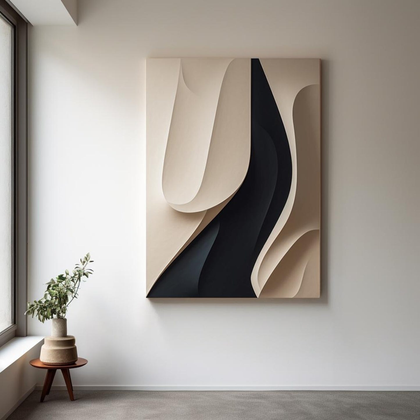 Sculpted Flow| Art Piece by Artvikta Studio