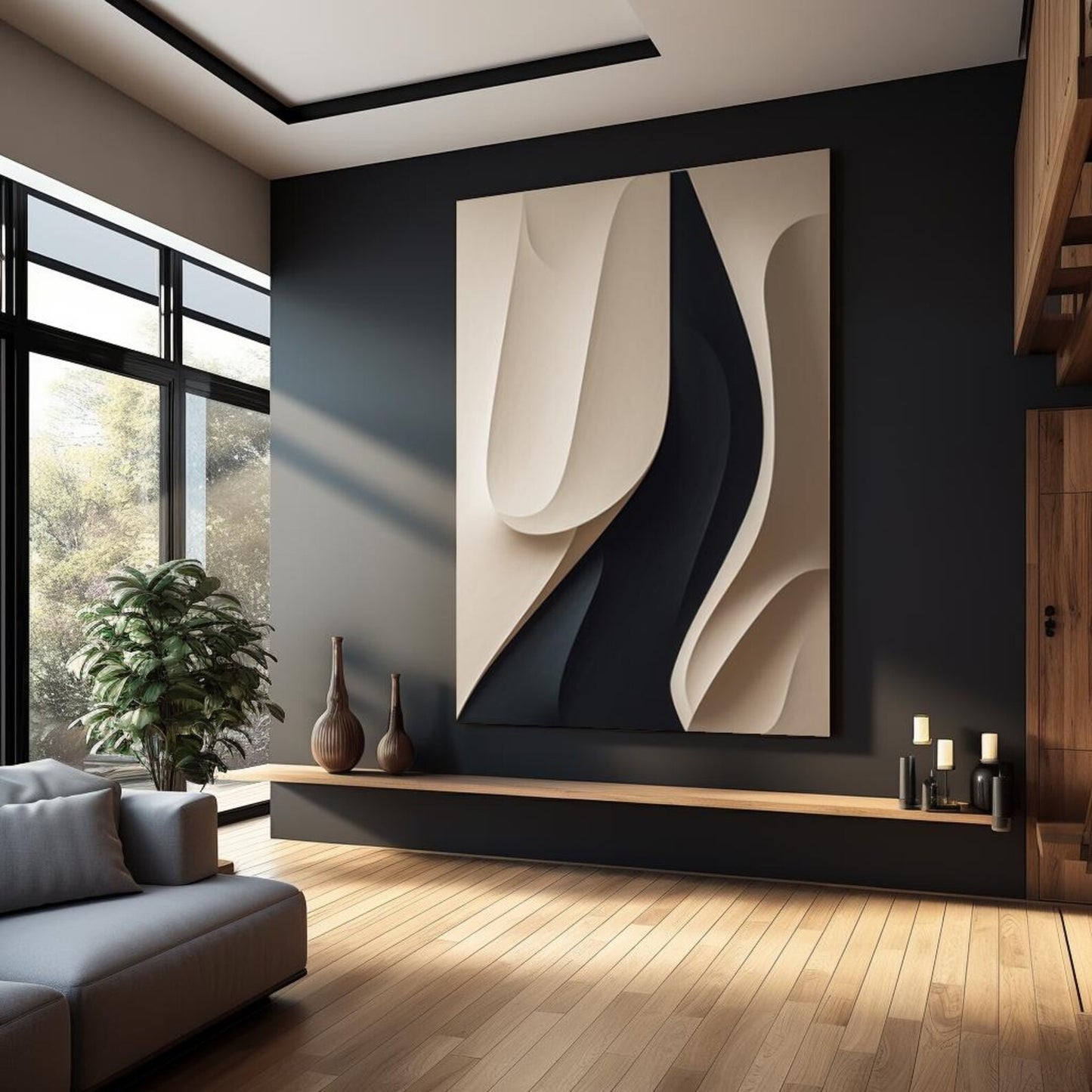 Sculpted Flow| Art Piece by Artvikta Studio