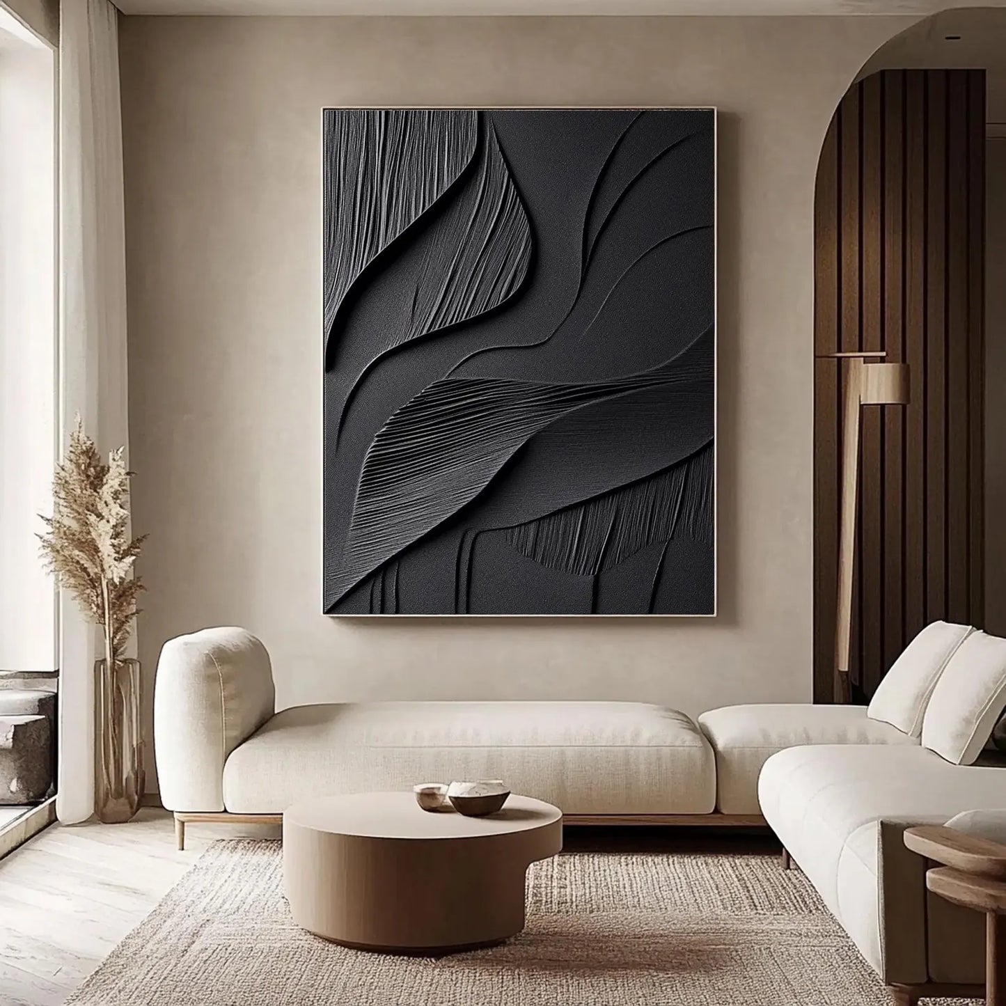Midnight Forms – Best Dark Abstract Artwork for Modern Interiors