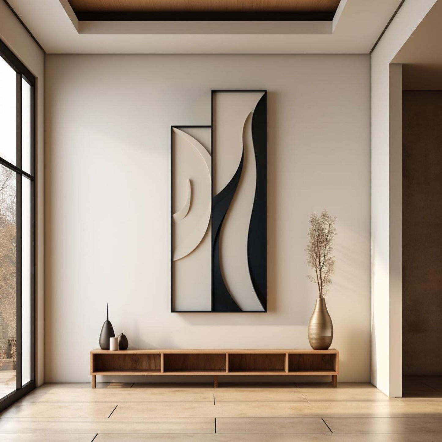 Golden Silence – Best Bespoke Artwork for Luxe Home Decor