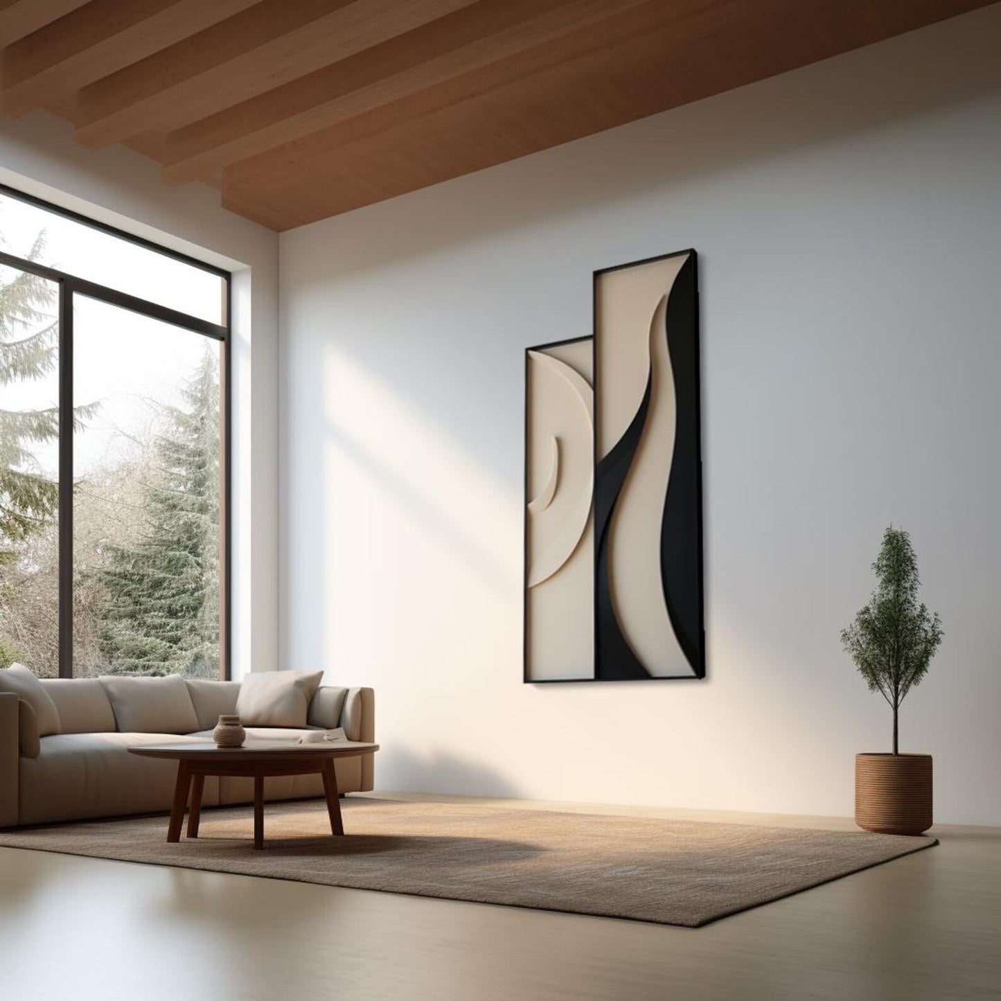 Golden Silence – Best Bespoke Artwork for Luxe Home Decor