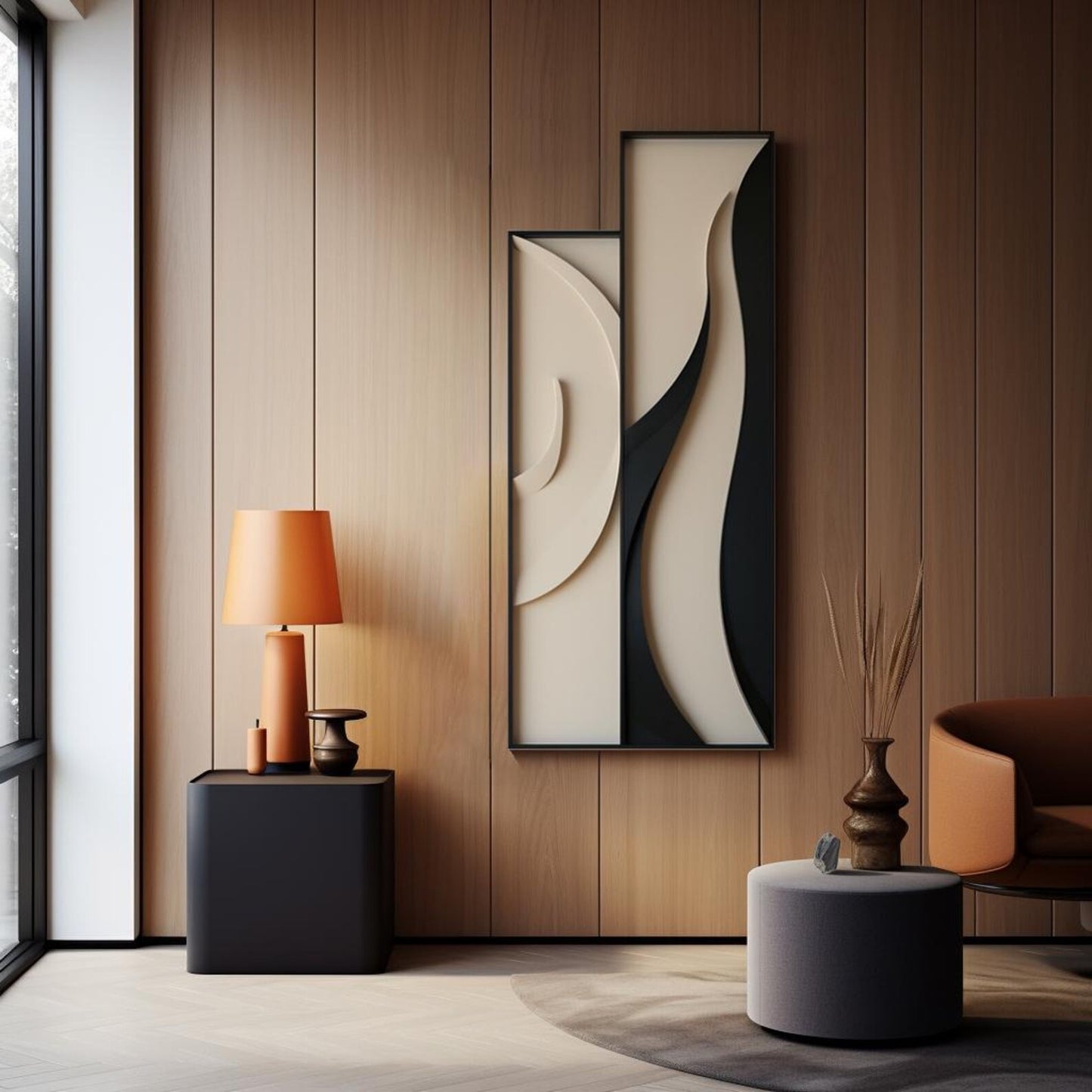 Golden Silence – Best Bespoke Artwork for Luxe Home Decor