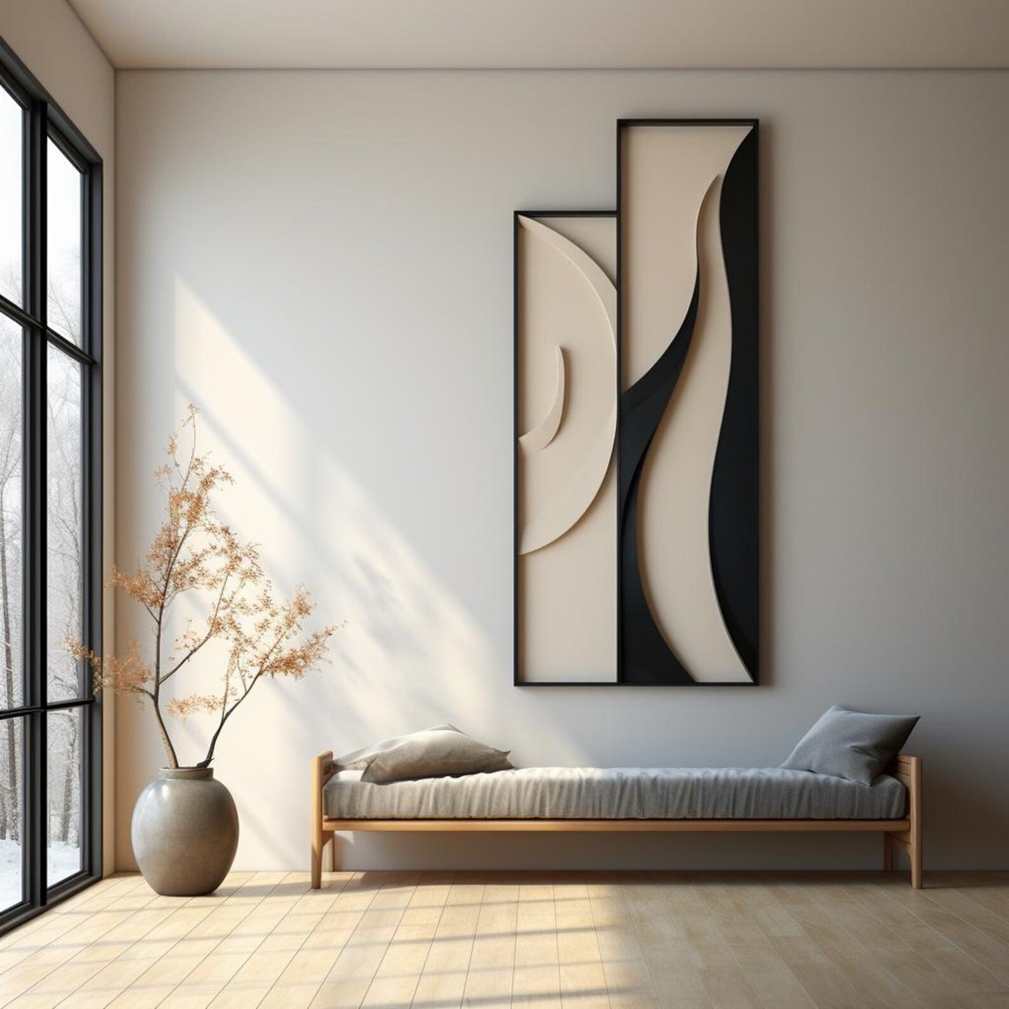 Golden Silence – Best Bespoke Artwork for Luxe Home Decor