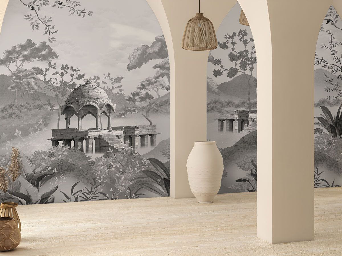 Timeless Heritage – Monochrome Palace Serenity