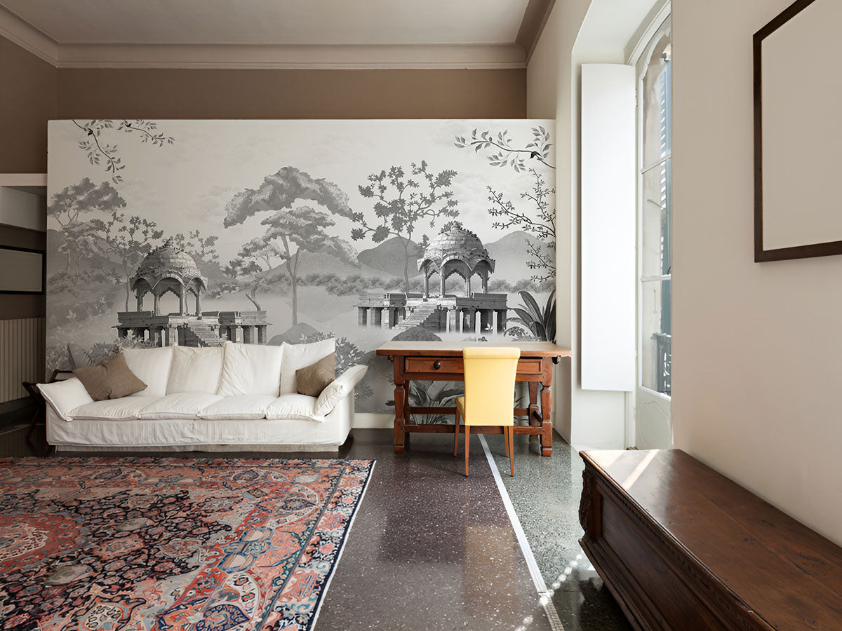 Timeless Heritage – Monochrome Palace Serenity