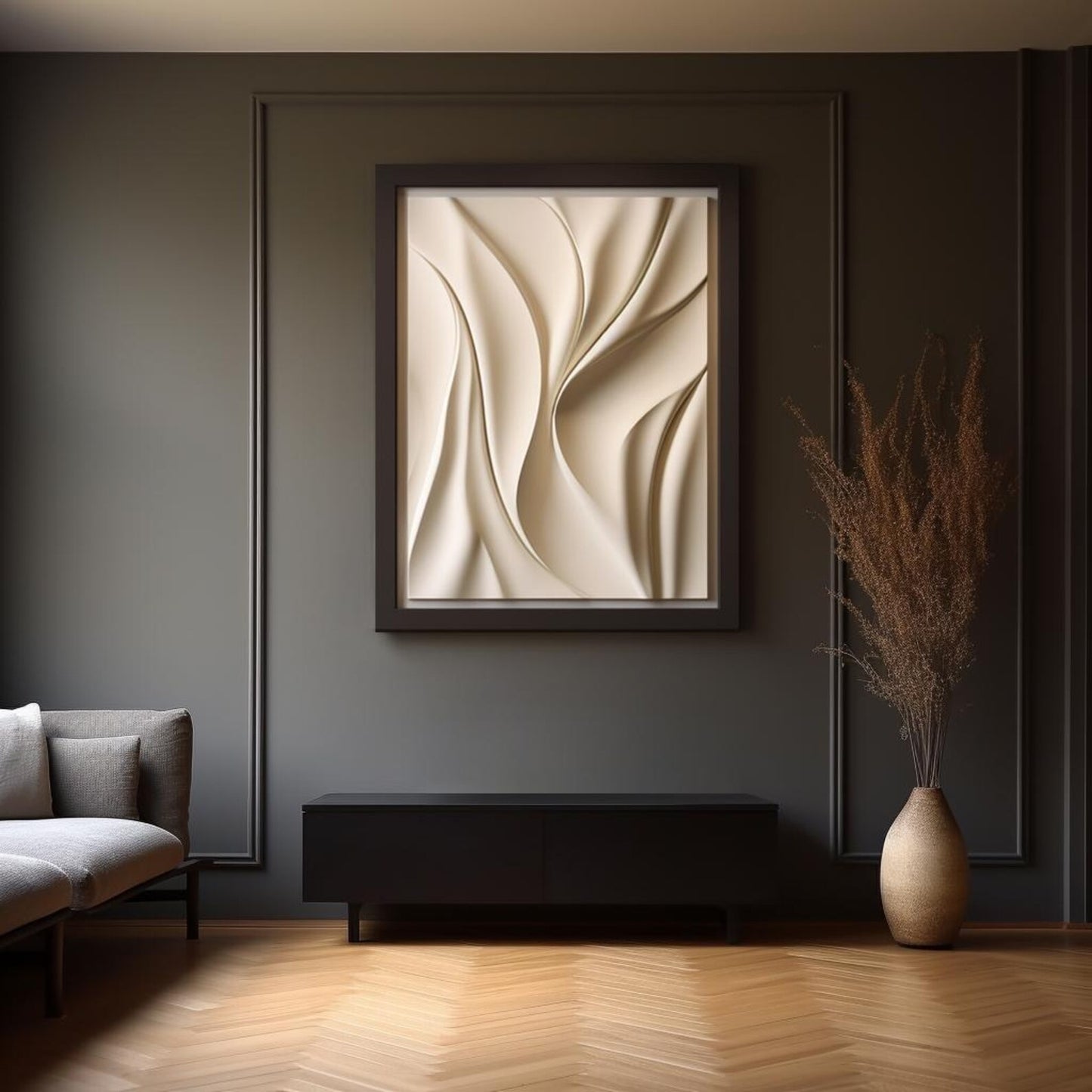 Flowing Elegance - 3D Textured
