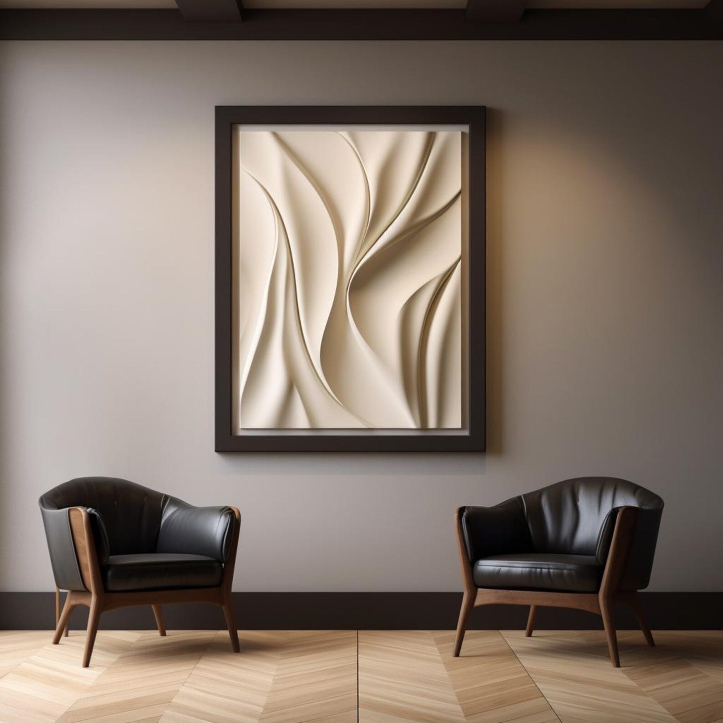 Flowing Elegance - 3D Textured